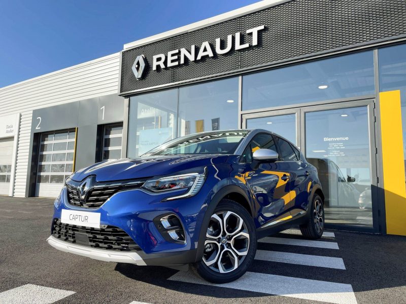 Renault Captur - Intens E-TECH Plug-in 160 - Bleu/gris - Hybride essence/électrique - Boite automatique