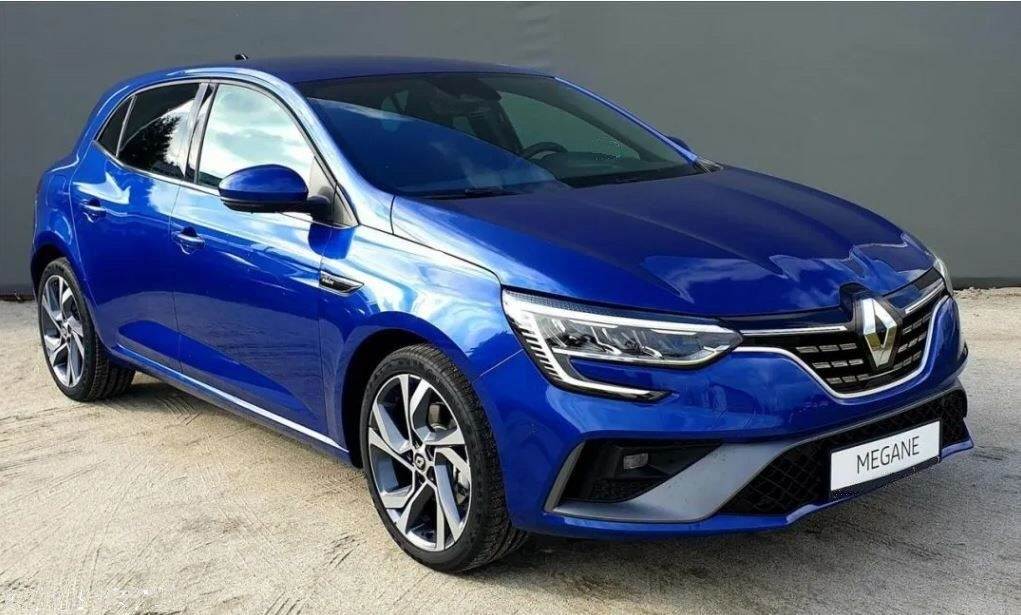 Nouvelle Renault Megane Tce 160 Edc Rs Line Bleu Iron