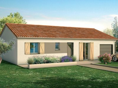 Ref:39945 - Montricoux villa neuve 90 m² + garage