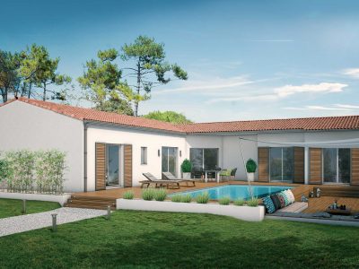 Ref:40203 - Villa de plain-pied avec garage