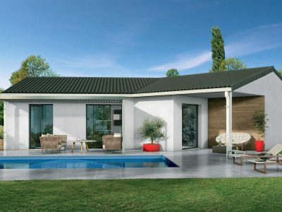 Ref:42043 - villa contemporaine 100m² 3 ch et garage