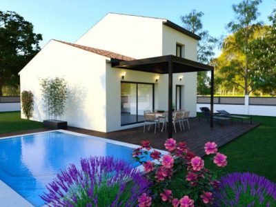 Ref:42363 - Villa neuve contemporaine 3 chambres à Vendar...