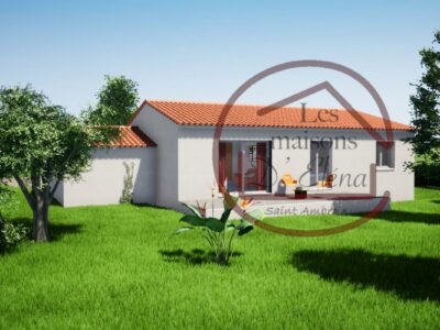 Villa F3 avec garage et terrasse sur 500m² de terrain