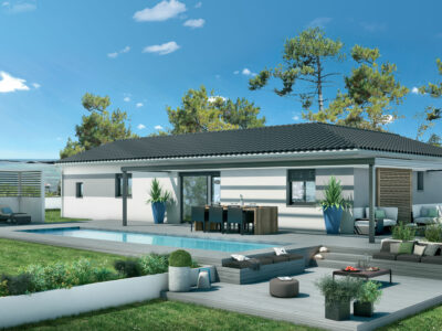 Ref:9674 - Villa contemporaine de 90 m² à Béziers
