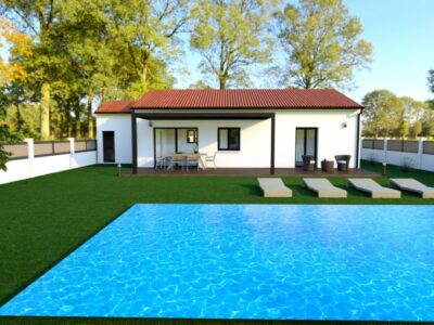 Ref:42996 - Villa 85 m² avec garage PP sur Saubens