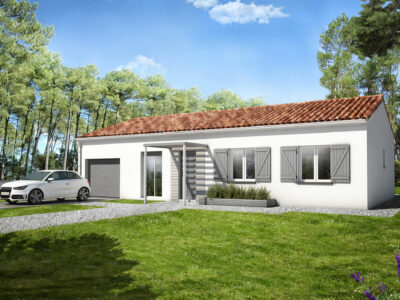 Ref:9954 - Villa plain pied de 85m² à Montagnac