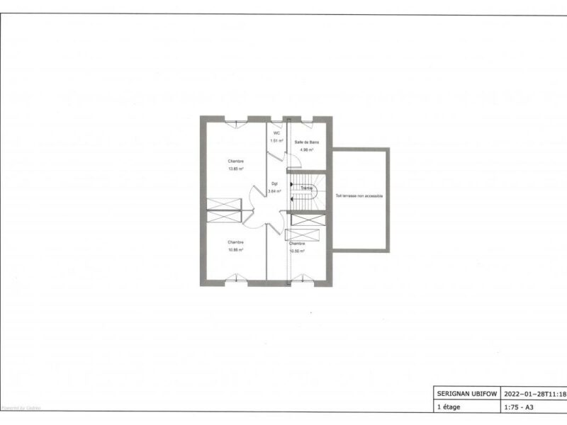 Maison Etage de 94 m² Plus Garage de 15 m²