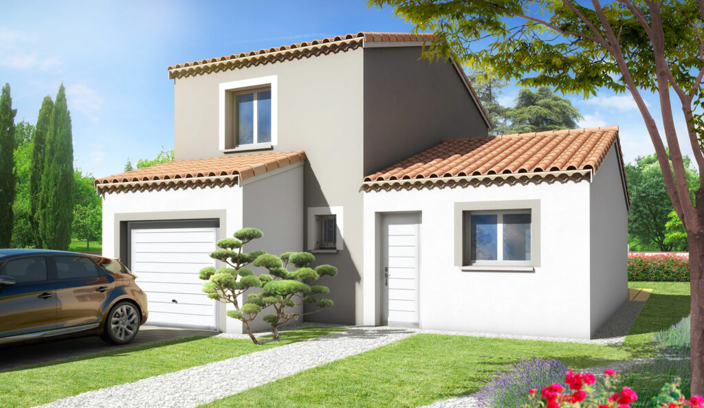 Ref:43555 - Villa de 93m² 4 chambres avec garage à LA CAL...