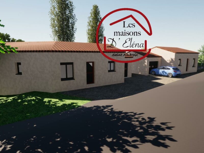 2 villas F4 avec garage et terrasse sur 925m² de terrain