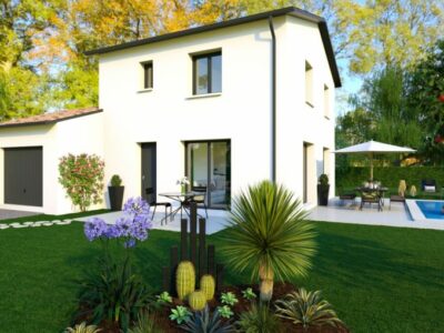 Ref:44099 - Villa contemporaine 3 chambres à Saussines (3...