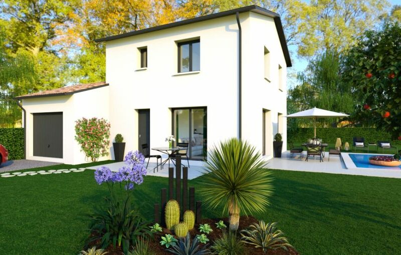 Ref:44099 - Villa contemporaine 3 chambres à Saussines (3...