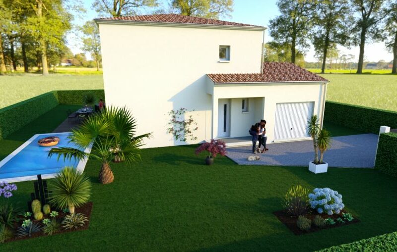 Ref:44178 - Villa de 115m² 4 chambres avec garage de 20m²...