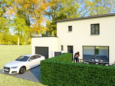 Ref:44340 - Villa etage de 92m² avec garage à AIGUES VIVE...