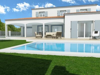 Ref:44502 - villa provençale 139m² habitables 4 chambres
