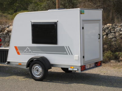 Mini caravane multifonctionnelle 320 kg à vide et 490 kg ptac