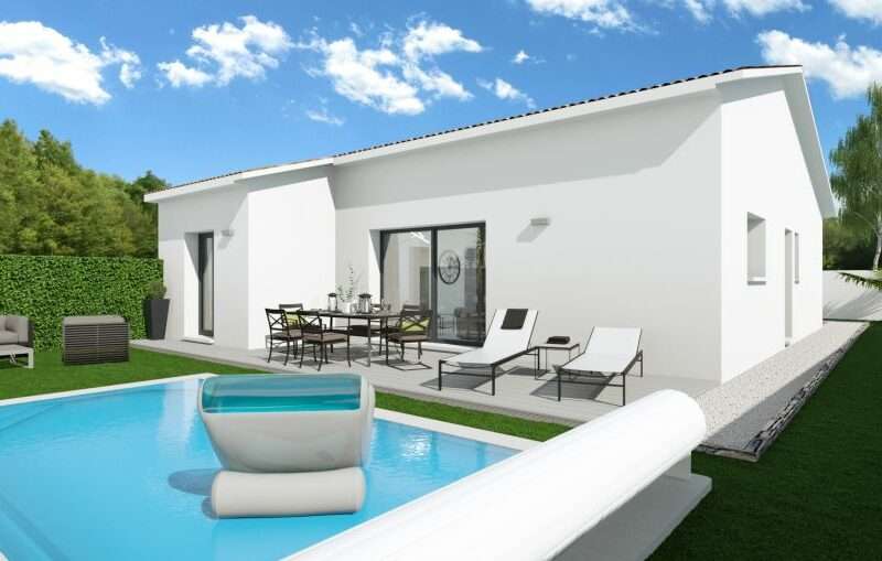 Ref:11865 - 34290 Bassan Villa F4 avec garage et jardin