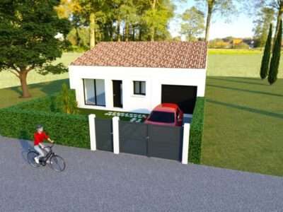 Ref:45248 - PERPIGNAN villa plain pied de 77 m² + garage ...