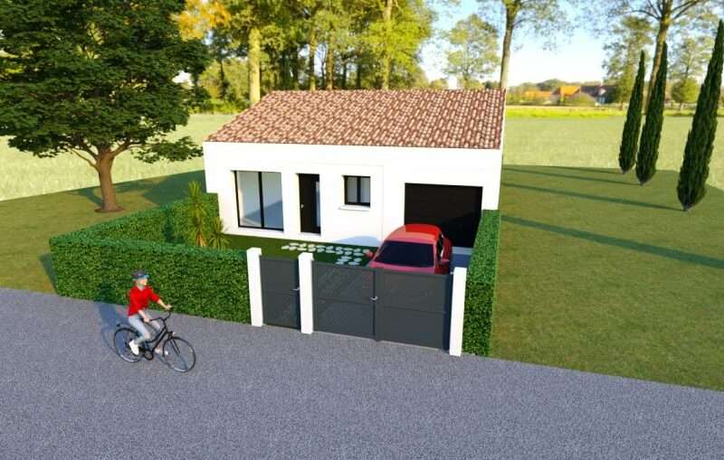 Ref:45248 - PERPIGNAN villa plain pied de 77 m² + garage ...