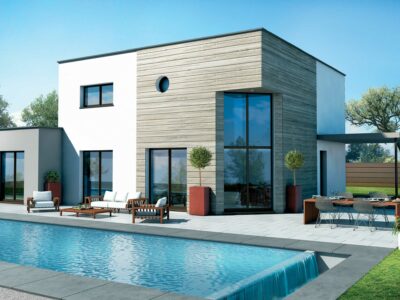 Ref:45756 - villa contemporaine 140m² habitables