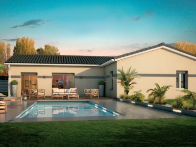 Ref:45920 - Castres, villa neuve de 100m² avec garage