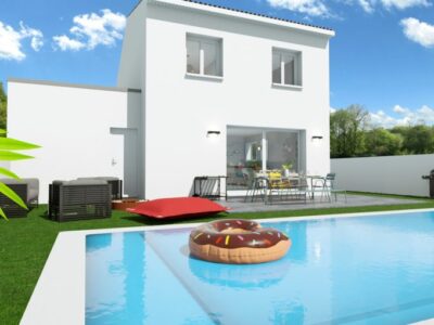 Ref:12463 - 34620 Puisserguier Villa F4 neuve sur 300 m²