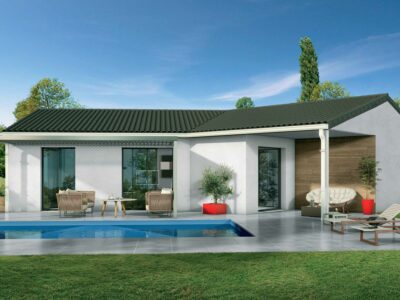 Ref:46981 - Villa en V avec garage et terrasse couverte c...