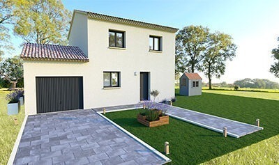 Ref:47522 - Villa T4 110m2 avec garage 20 m2 commune Sa...