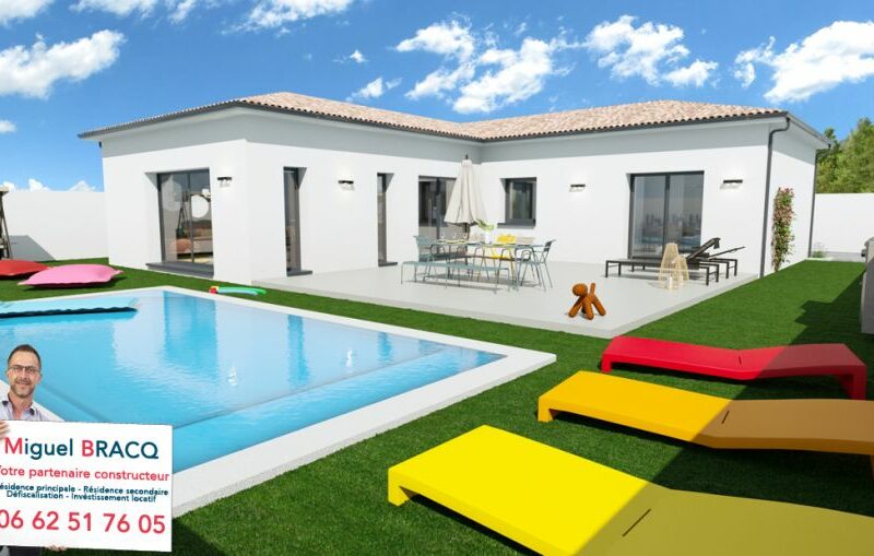 Ref:12862 - 34410 Sauvian Villa Languedocienne F4 110 m² ...