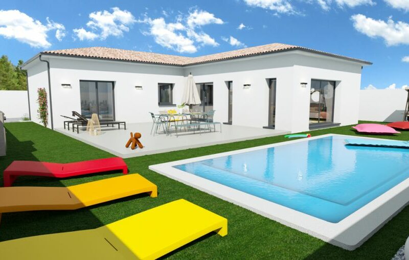 Ref:13127 - Sauvian 34410 Villa ultra Moderne F4 110 m² d...