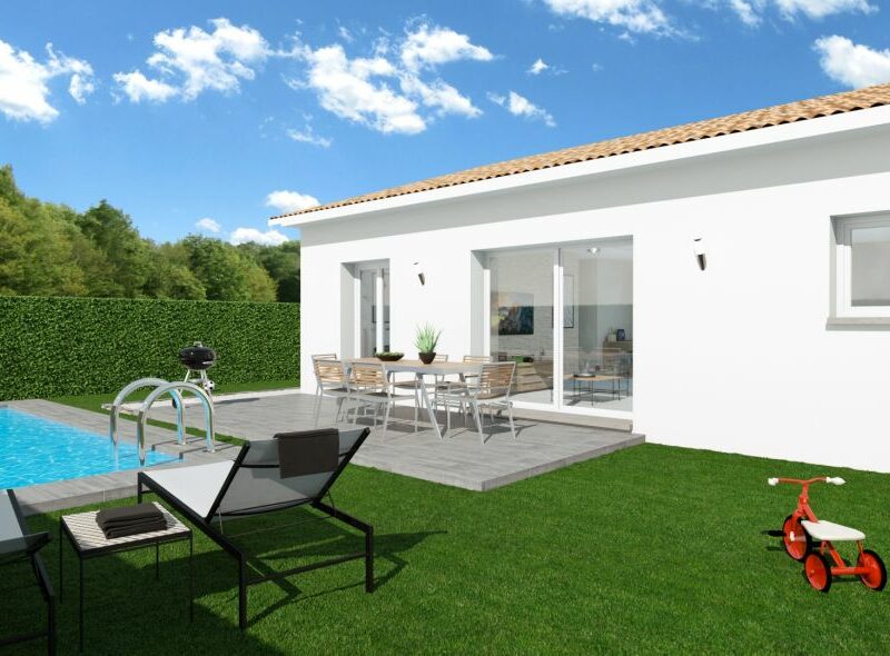 Ref:13151 - 34810 Pomérols villa F4 avec jardin