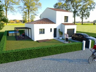 Ref:47838 - PERPIGNAN sud Villa à construire sur 435 m² a...