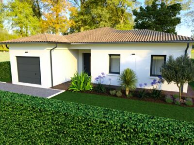 Ref:47851 - villa contemporaine 110 m2 avec garage