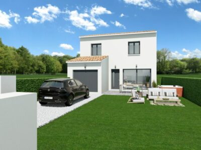 Ref:47864 - villa de 100 m2 avec garage sur terrain de 8...
