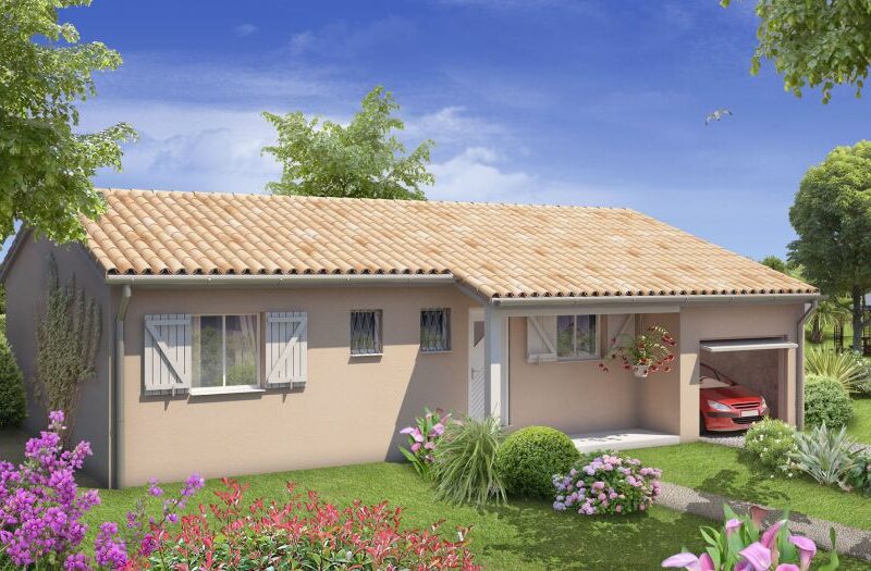 Ref:47948 - Villa plain pied 5 pièces 100 m² habitable su...