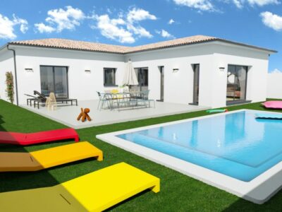 Ref:13296 - Villa neuve F4 de 100 m² + 18 m² de garage su...