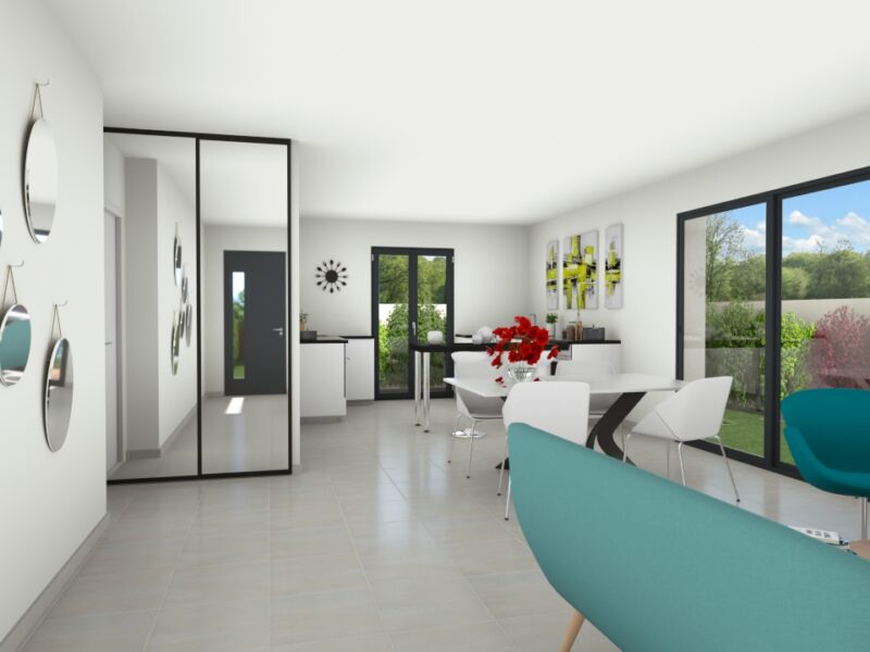 Proche mer Sauvian villa neuve 110 m2 4 chambres