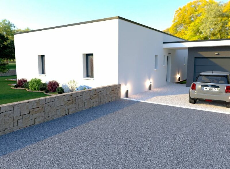 Ref:13542 - Maison moderne 105 m² avec garage LAURET 3427...
