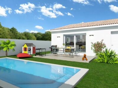 Ref:13609 - Villa Neuve F4 sur 300 m² de terrain 34440 N...