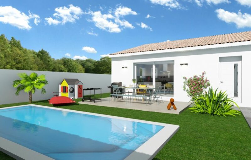 Ref:13609 - Villa Neuve F4 sur 300 m² de terrain 34440 N...