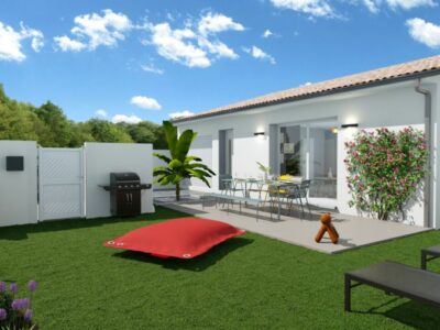 Ref:12870 - 34290 Valros Villa F4 de 85 m² + 15 m² sur 36...