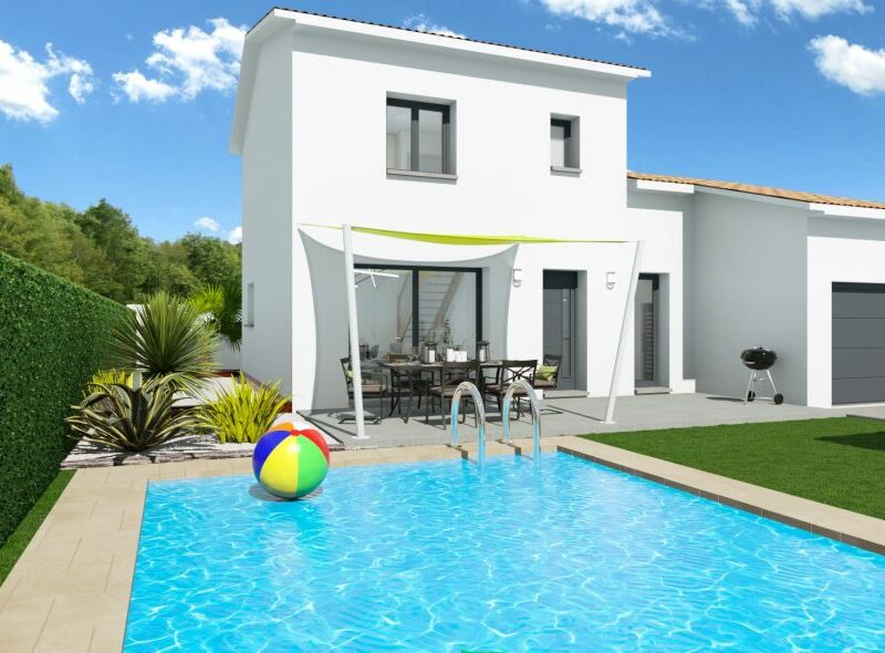 Ref:13865 - 34290 Montblanc villa F4 garage sur 400m² de ...