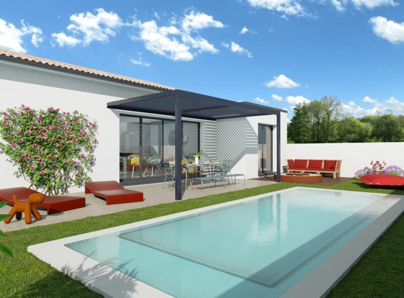 Ref:14027 - Villa f4 neuve de qualité, sur 340 m² de terr...