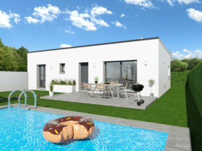 Ref:14234 - 34350 Vendres villa F4 modernes avec garage