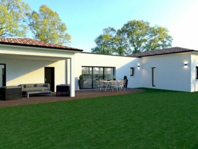 Ref:48791 - Villa contemporaine de 107 m² + Garage de 25 ...