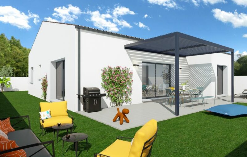 Ref:14310 - villa f4 neuve avec tout confort sur 500 m² d...