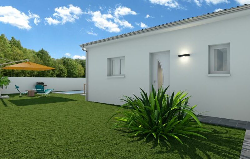 Ref:14540 - Villa neuve F4 sur 416 m² de terrain hors lot...