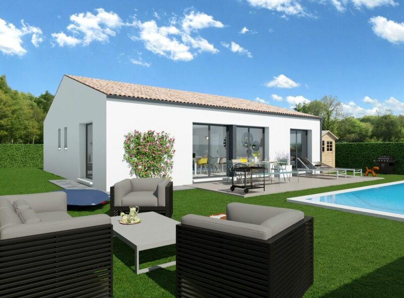 Ref:14700 - Villa f4 neuve sur 704 m² de terrain à Cruzy ...