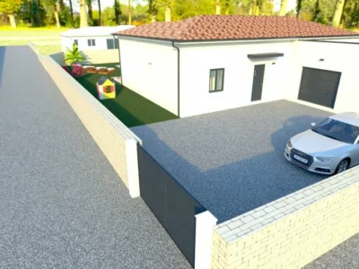Ref:51781 - villa moderne 110 m2 avec garage de 25 m2