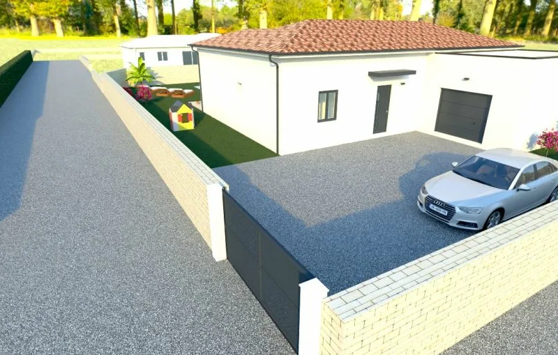 Ref:51781 - villa moderne 110 m2 avec garage de 25 m2