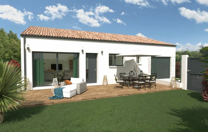 Ref:52267 - Villa de 90 m² avec garage